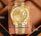 swiss clone rolex day date 40 yellow gold black bagutte diamond face watch (9)_th.jpg